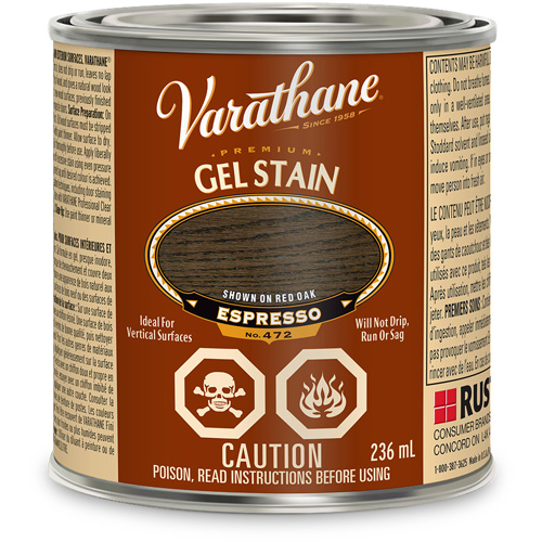 Varathane&reg; Premium Gel Stain, 236 ml, Espresso Chandler Sales