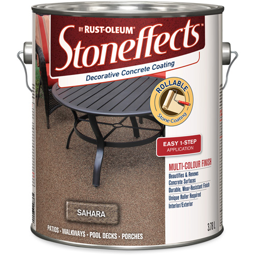 Stoneffects Decorative Concrete Coating, 3.78 L, Textured, Beige Chandler Sales