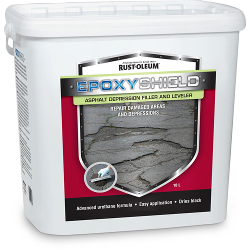 EpoxyShield&reg; Asphalt Depression Filler & Leveler, Pail, Black Chandler Sales