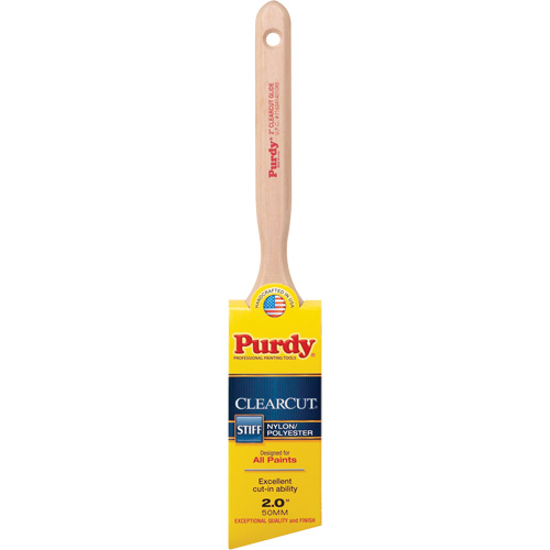 Pinceau Clearcut Glide, Poly/nylon, Manche Bois, Largeur de 2" Chandler Sales
