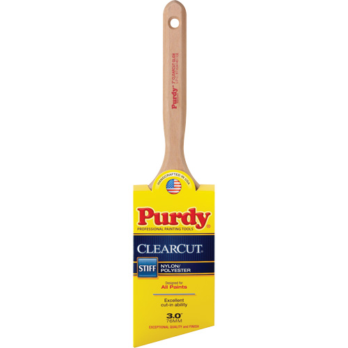 Pinceau Clearcut Glide, Poly/nylon, Manche Bois, Largeur de 3" Chandler Sales