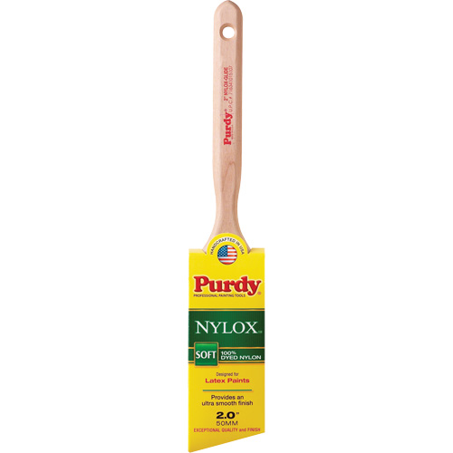Pinceau Nylox Glide, Nylon, Manche Bois, Largeur de 2" Chandler Sales