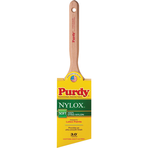 Pinceau Nylox Glide, Nylon, Manche Bois, Largeur de 3" Chandler Sales