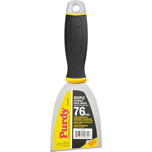 Couteau &agrave; joints de premi&egrave;re qualit&eacute;, Lame Acier inoxydable, Largeur 3", Manche Plastique Chandler Sales