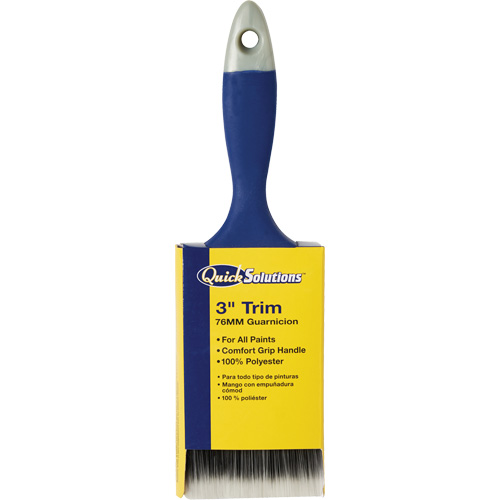 Pinceau &agrave; garniture Quick Solutions, Polyester, Manche Plastique, Largeur de 3" Chandler Sales