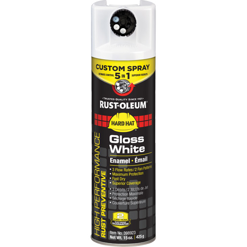 &eacute;mail antirouille en a&eacute;rosol 5 en 1, Blanc, Brillant, 15 oz, Canette a&eacute;rosol Chandler Sales