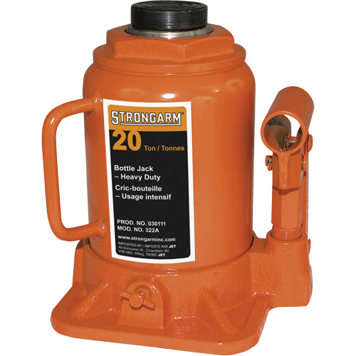 322A Bottle Jack, 20 Ton(s), 14-3/4" Raised Height Chandler Sales