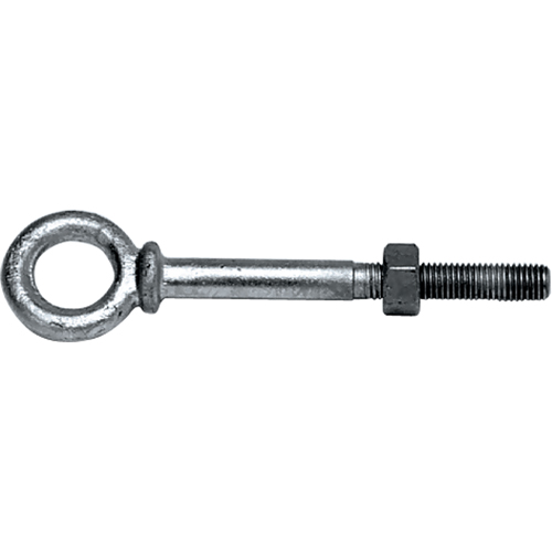 Eye Bolts, 3/8" Dia., 2-1/2" L, Galvanized, 1200 lbs. (0.6 tons) Capacity Chandler Sales