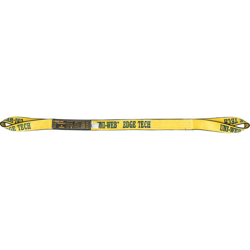 &eacute;lingue de levage en polyester, Pli Double, Oeillets renvers&eacute;s, Type 4, 2" la x 12' lo, Capacit&eacute; verticale 6200 lb Chandler Sales