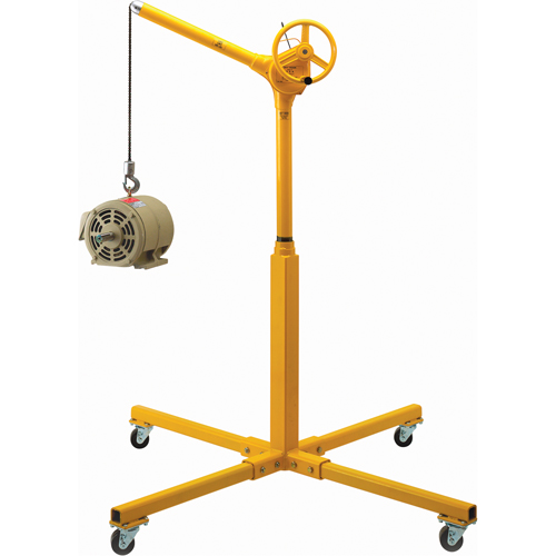 Tall Industrial Lifting Device with Mobile Base, 500 lbs. (0.25 tons) Capacity Chandler Sales