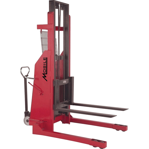 Gerbeur hydraulique, Fonctionnement &eacute;lectrique, Capacit&eacute; 1500 lb, Lev&eacute;e max 132" Chandler Sales