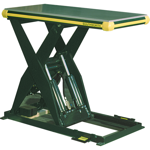 Hydraulic Backsaver Scissor Lift Table, Steel, 48" L x 36" W, 4000 lbs. Capacity Chandler Sales