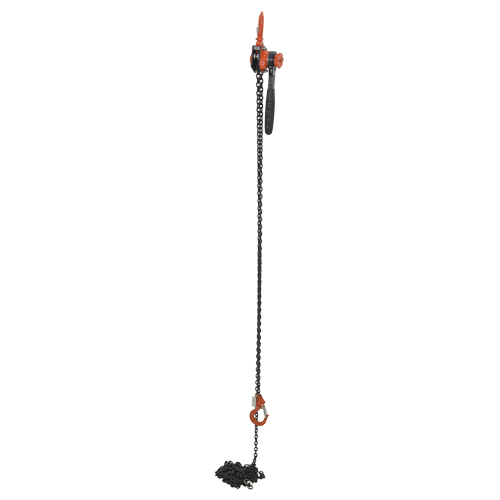 Mini palan &agrave; levier, Lev&eacute;e 20', Cabacit&eacute; 1000 lb (0,5 tonne), Chaîne en Acier Chandler Sales