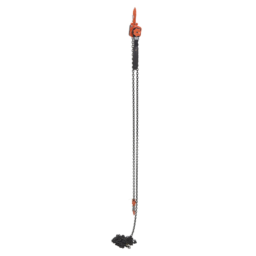 Mini palan &agrave; levier, Lev&eacute;e 20', Cabacit&eacute; 1000 lb (0,5 tonne), Chaîne en Acier Chandler Sales