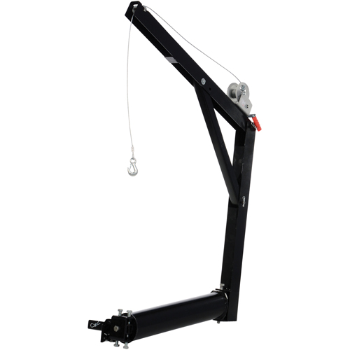 Hitch Mounted Truck Jib Crane, 600 lbs. (0.3 tons) Capacity, 84-5/8" Max. Clearance Chandler Sales