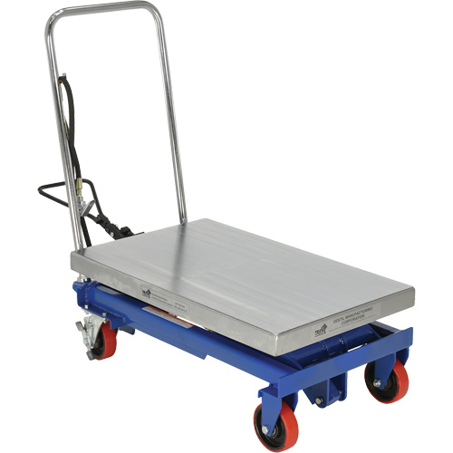 Pneumatic Hydraulic Scissor Lift Table, Steel, 32-1/2" L x 19-3/4" W, 1000 lbs. Cap. Chandler Sales