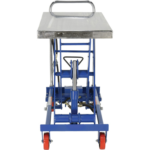 Pneumatic Hydraulic Scissor Lift Table, Steel, 32-1/2" L x 19-3/4" W, 1000 lbs. Cap. Chandler Sales