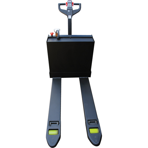 Transpalette &eacute;lectrique motoris&eacute; a/plateforme &agrave; conducteur debout, Capacit&eacute; 4500 lb, 48" lo x 30,25" la Chandler Sales