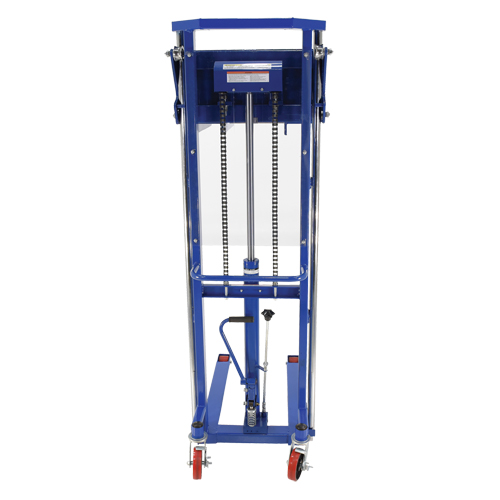 Gerbeur Hefti-Lift, M&eacute;canisme Pompe au pied, Capacit&eacute; de 1500 lb, Levage max de 63" Chandler Sales