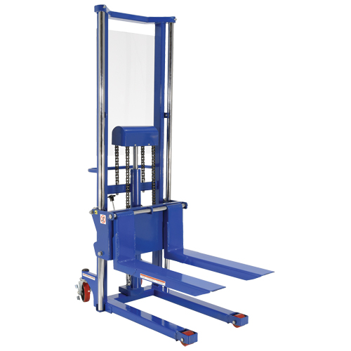Gerbeur Hefti-Lift, M&eacute;canisme Pompe au pied, Capacit&eacute; de 1500 lb, Levage max de 63" Chandler Sales