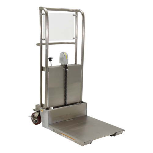 Hefti-Lift Load Stacker, Foot Pump Operated, 450 lbs. Capacity, 45-5/8" Max Lift Chandler Sales