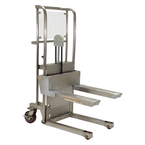 Hefti-Lift Load Stacker, Foot Pump Operated, 450 lbs. Capacity, 45-5/8" Max Lift Chandler Sales