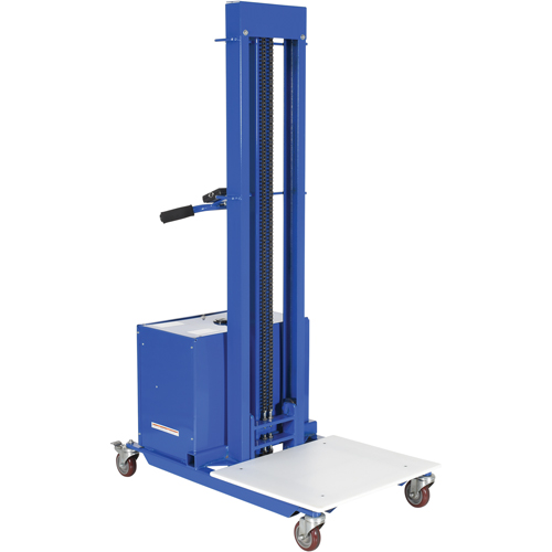 Quick Lift Stacker, Electric Operated, 400 lbs. Capacity, 72" Max Lift Chandler Sales