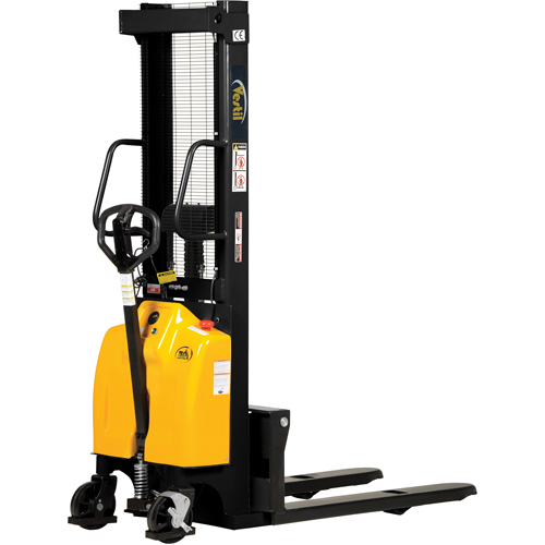 Fork Lift Stacker, Electric Operated, 2000 lbs. Capacity, 118" Max Lift Chandler Sales