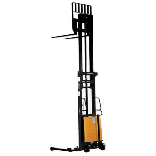 Fork Lift Stacker, Electric Operated, 2000 lbs. Capacity, 137" Max Lift Chandler Sales