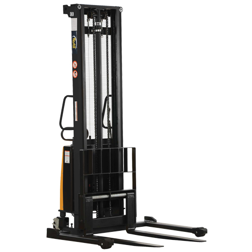 Fork Lift Stacker, Electric Operated, 2000 lbs. Capacity, 150" Max Lift Chandler Sales