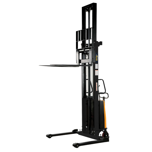Fork Lift Stacker, Electric Operated, 2000 lbs. Capacity, 150" Max Lift Chandler Sales