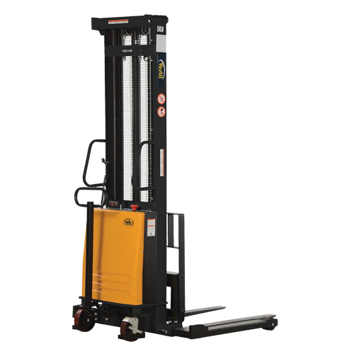 Fork Lift Stacker, Electric Operated, 2000 lbs. Capacity, 150" Max Lift Chandler Sales