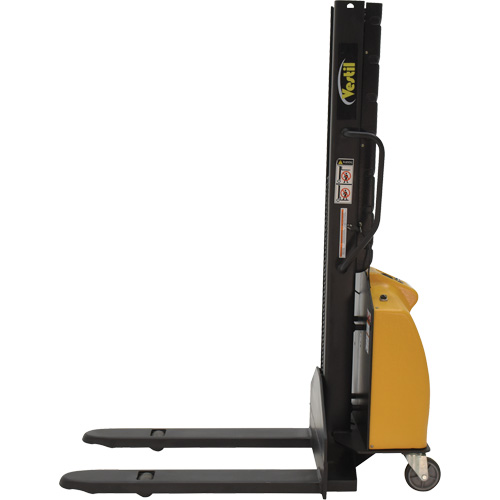 Narrow Mast Powered Lift Stacker, Electric Operated, 1000 lbs. Capacity, 63" Max Lift Chandler Sales