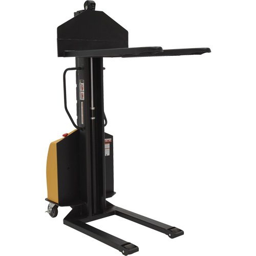 Narrow Mast Powered Lift Stacker, Electric Operated, 1000 lbs. Capacity, 63" Max Lift Chandler Sales