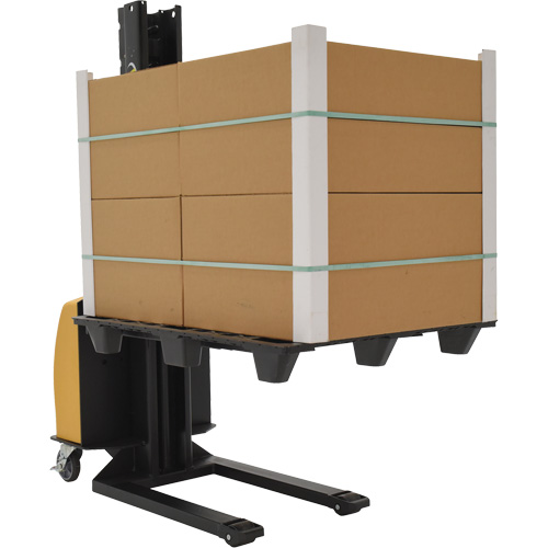 Narrow Mast Powered Lift Stacker, Electric Operated, 1000 lbs. Capacity, 63" Max Lift Chandler Sales