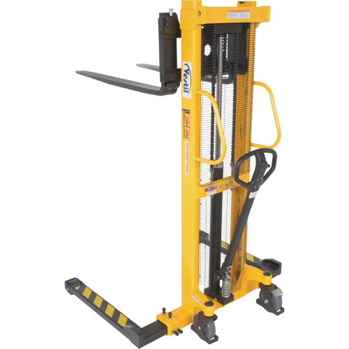 Manual Hydraulic Stacker, Hand Pump Operated, 2000 lbs. Capacity, 63" Max Lift Chandler Sales