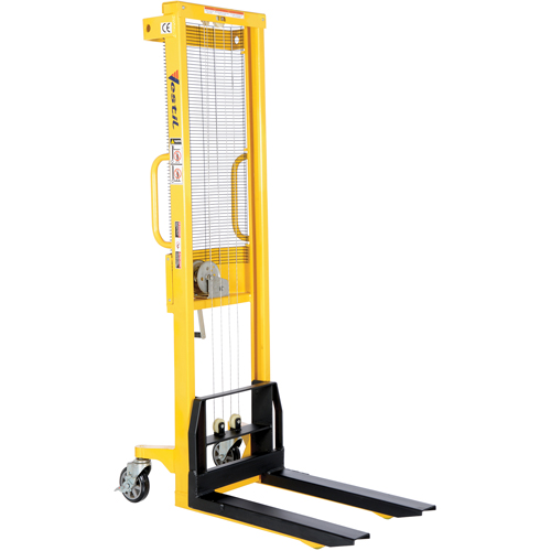 Manual Stacker, Hand Winch Operated, 770 lbs. Capacity, 60" Max Lift Chandler Sales