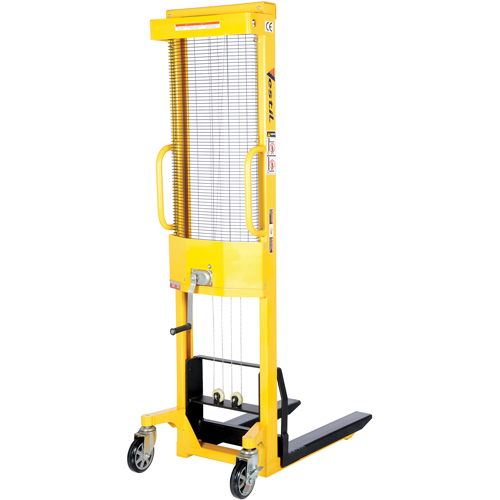 Manual Stacker, Hand Winch Operated, 770 lbs. Capacity, 60" Max Lift Chandler Sales