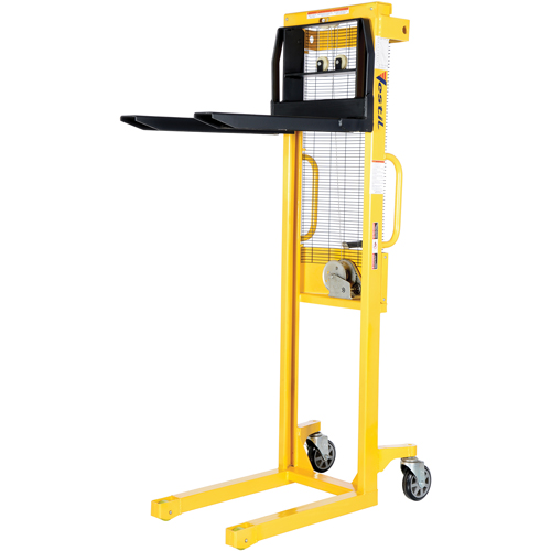 Manual Stacker, Hand Winch Operated, 770 lbs. Capacity, 60" Max Lift Chandler Sales