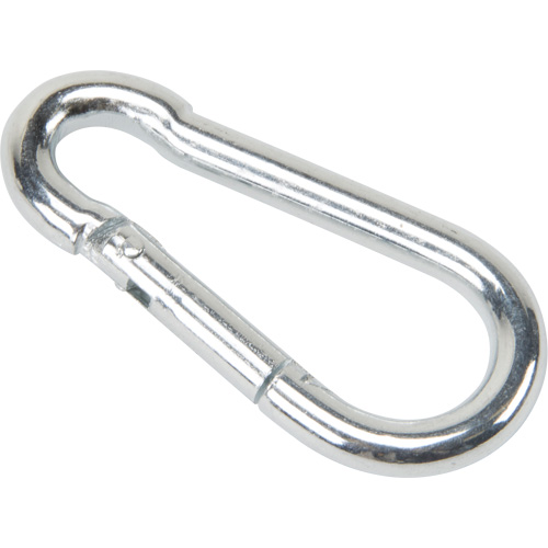 Zinc Plated Snap Hook, 220 lbs (0.11 tons) Working Load Limit, 3/16" Size, 5/16" Eye Chandler Sales