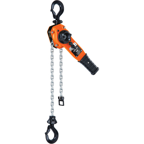 Series 653-A Ratchet Lever Hoist, 10' Lift, 1500 lbs. (0.75 tons) Capacity, Steel Chain Chandler Sales