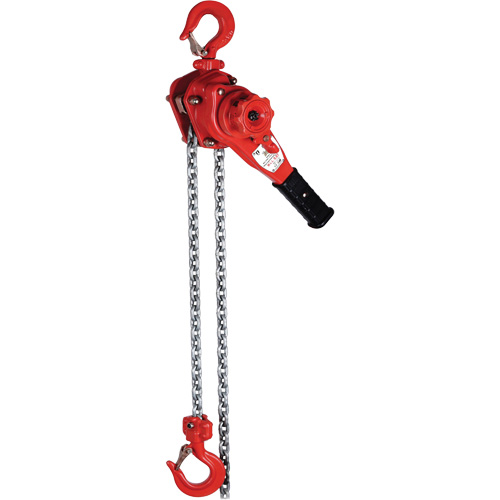 VQ Super Series Lever Hoist, 5' Lift, 2200 lbs. (1.1 tons) Capacity, Grade 100 Alloy Chain Chandler Sales