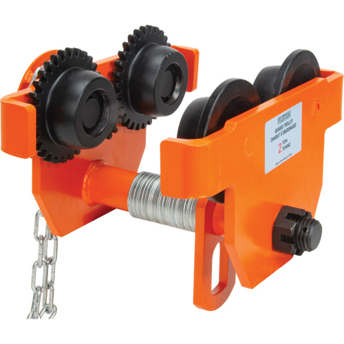 Chariot r&eacute;glable avec plaques de s&eacute;curit&eacute;, 2000 lb (1 tonne) Capacit&eacute;, 2-5/16" - 4-14/16" Chandler Sales