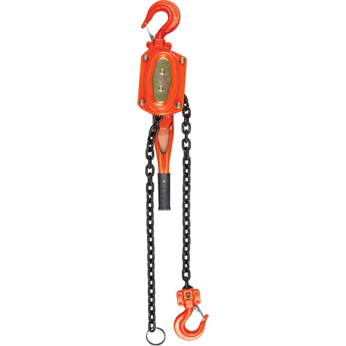 Lever Hoist, 10' Lift, 3000 lbs. (1.5 tons) Capacity, Alloy Steel Chain Chandler Sales