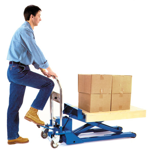 Low Profile Dandy Lift Scissor Lift Table, 37-1/10" L x 19-7/10" W, Steel, 1100 lbs. Capacity Chandler Sales