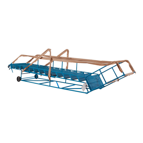 Escabeau roulant certifi&eacute; CSA avec marche verrouillable, 14 marches, Largeur de la marche 30", Hauteur de la plateforme 128", Acier Chandler Sales