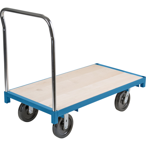 Heavy-Duty Platform Truck, 96" L x 48" W, 2500 lbs. Capacity, Nylon Casters Chandler Sales