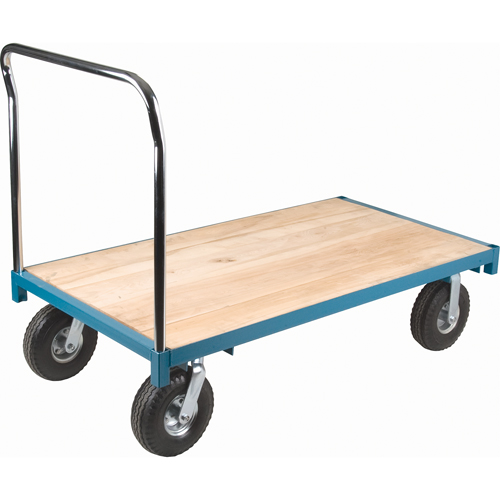 Heavy-Duty Platform Truck, 48" L x 24" W, 1200 lbs. Capacity, Pneumatic Casters Chandler Sales