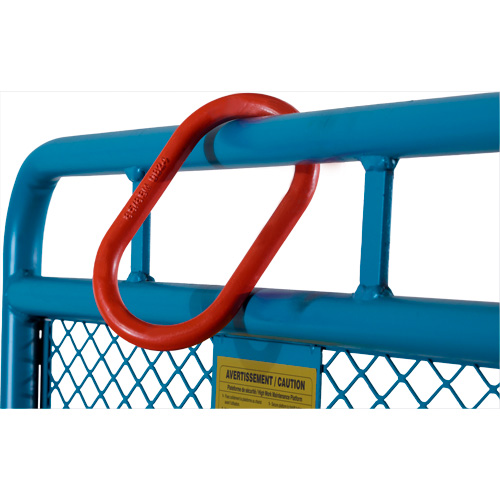 High Work Maintenance Platform, 36" W x 36" D x 72" H, 1000 lbs. Capacity, Steel Chandler Sales