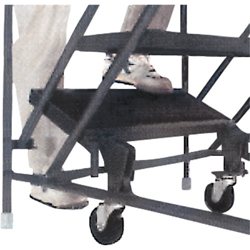 Slope Rolling Ladder, 9 Steps, Anti-Skid, 50° Incline, 90" High Chandler Sales